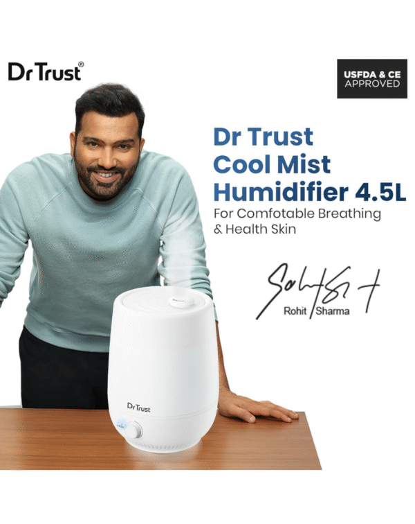 Dr Trust Luxury Cool Mist Room Humidifier for Adults and Baby Bedroom 4.5L - 907 - Image 4