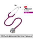 Classic III Monitoring Stethoscope, Plum Tube, 27 inch, 5831