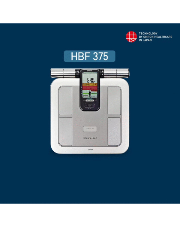 Omron Karada Scan Body Composition Monitor HBF-375, 140 KG, Silver - Image 4