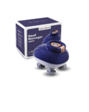 HealthSense Rechargeable Head Massager Machine with 96 Silicone Points