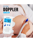 OTICA VCOMIN Professional Ultrasonic Fetal Doppler Rechargeable Headphone Jack and Built in Speaker, Baby Heart Beat Monitor