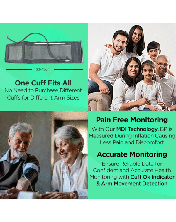 Dr Trust (USA) Fully Automatic Comfort Digital Blood Pressure BP Monitor - Image 2