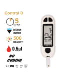Control D Blood Glucose Monitor (Pack of 100 Strips, White)