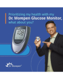 Dr. Morepen BG-03 Gluco One Glucometer Combo, 50 Strips (Multicolor)