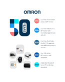 Omron HEM 7361T Bluetooth Blood Pressure Monitor