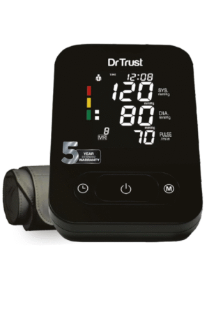Dr Trust Smart Automatic Digital Blood Pressure Monitor BP Machine 101 (Black)
