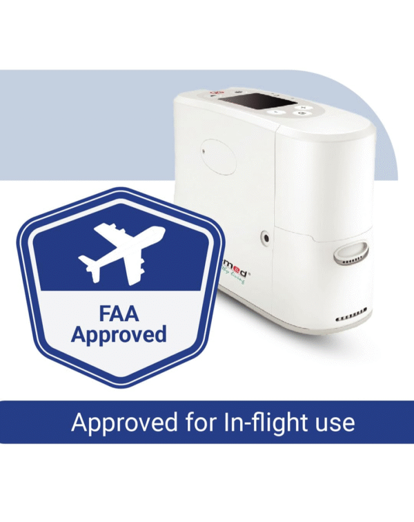 Oxy-Med P2 Portable Oxygen Concentrator with 3 years warranty - Image 5