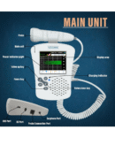 OTICA Vcomin Fetal Doppler for Baby Heart Rate Monitoring (Colourful Display, 300C)