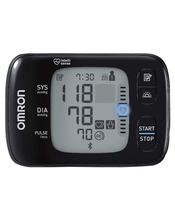 Omron HEM 6232T Wrist Blood Pressure Monitor (Black) - Image 3
