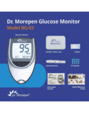 Dr. Morepen BG-03 Gluco One Glucometer Combo, 50 Strips (Multicolor)