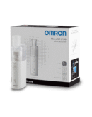 Omron Nebulizer Microair NE-U100 Portable Pocket Sized 360 Degree Silent Mesh Nebulizer (White)