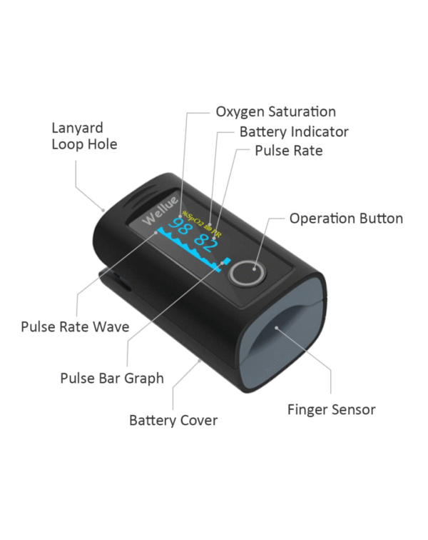 Wellue Fingertip Pulse Oximeter 60F - Image 2