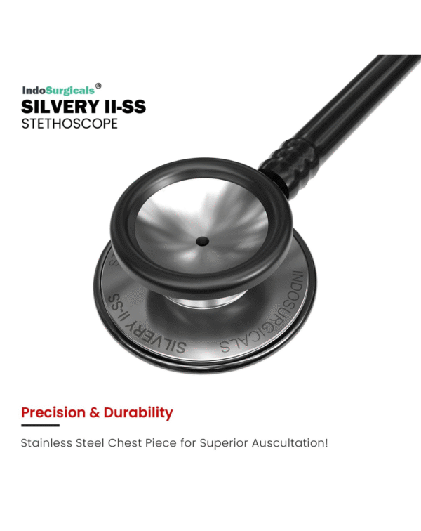 IndoSurgicals Silvery II-SS Stethoscope - Image 3