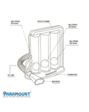 Paramount 3 Ball Spirometer | Lung Exerciser | Respiratory Exerciser
