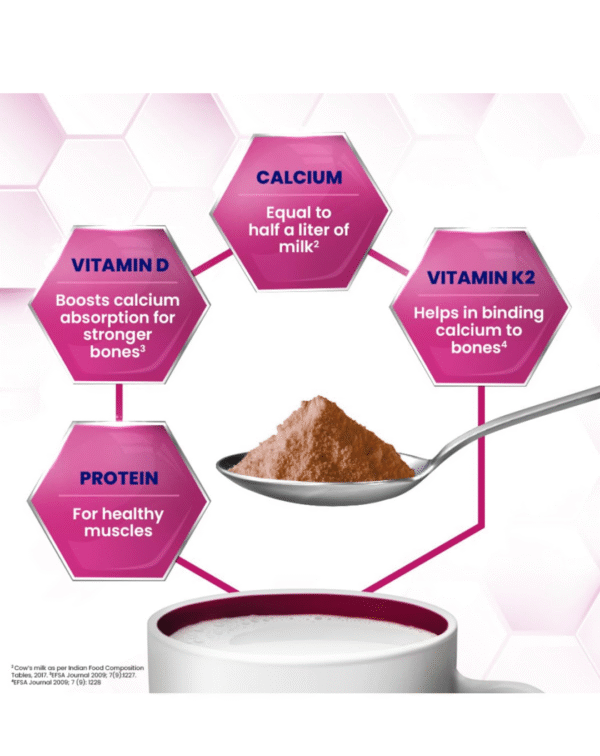 Horlicks Women's Plus Chocolate Nutrition Drink 400 g Refill Pack - Image 2