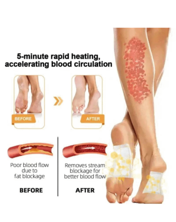 New Bee Venom Foot Patches Stress Relief Detox Patch Solution - Image 3