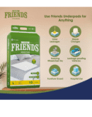 Friends Classic Disposable Underpads,Soft & Super Absorbency - 60x90 cm