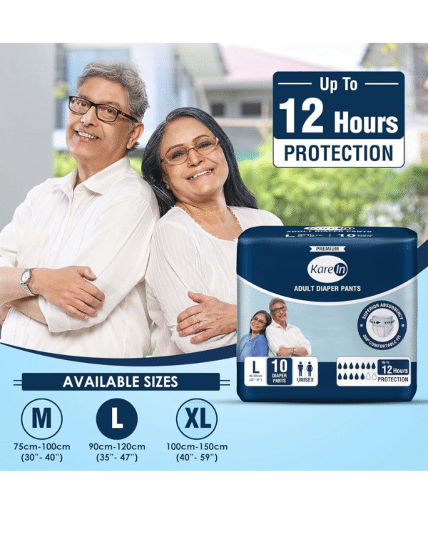 KareIn Premium Adult Diaper Pants, Large 90 - 120 Cm - Image 3
