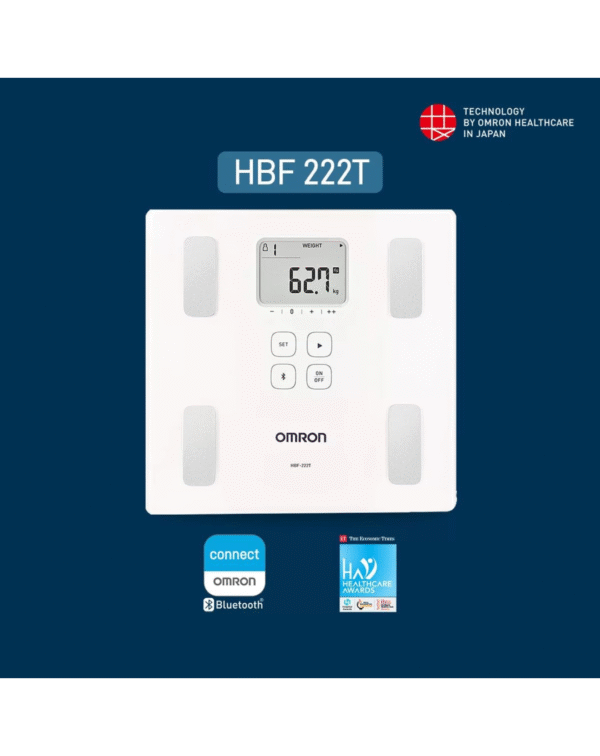 Omron HBF 222T Complete Digital Body Composition Monitor With Bluetooth - Image 2