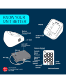Omron HEM 7124 Fully Automatic Digital Blood Pressure Monitor with Intellisense Technology