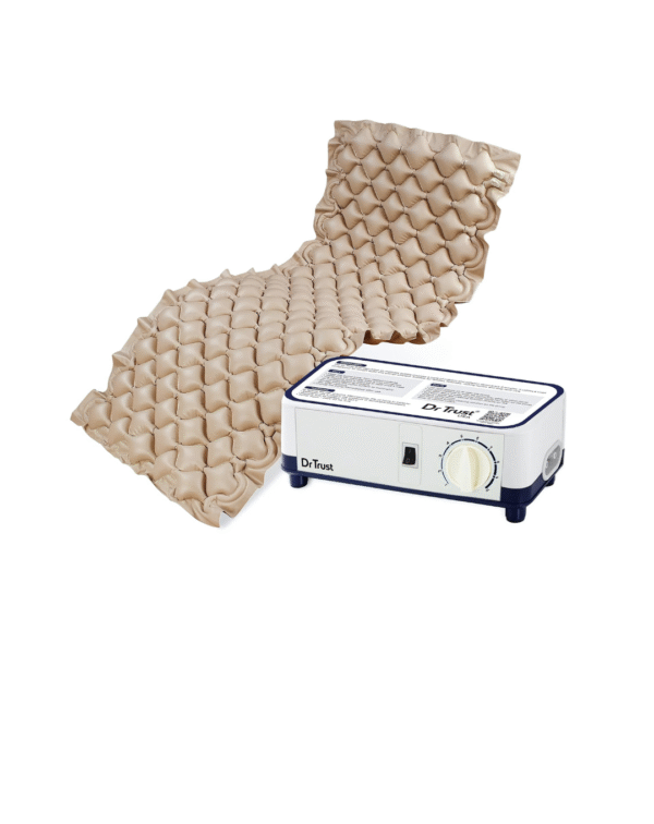 Dr Trust Air Mattress Anti Decubitus Air Pump and Bubble Mattress (Brown)