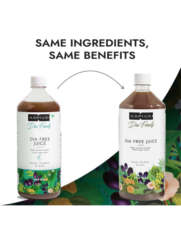Kapiva Dia Free Juice, 1L | Clinically Proven Diabetic care - Image 3