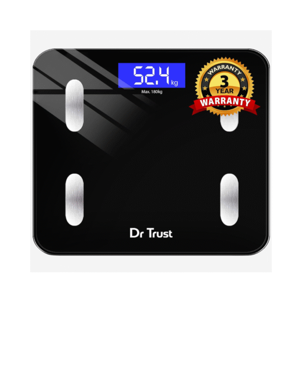 Dr Trust USA 509 Digital BMI Weight Scale with Body Fat Analyzer and Fitness Body Composition Monitor