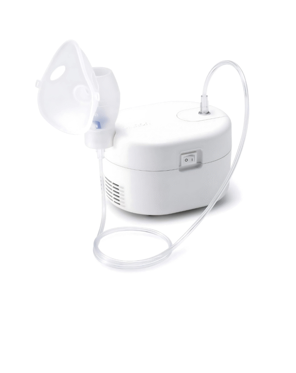Ultra Compact & Low Noise Compressor Nebulizer NEC-106 For Child & Adult White