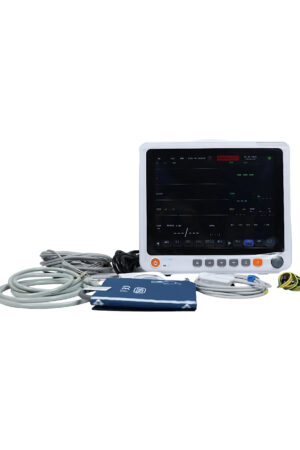 Patient Monitor System with 5 Parameters - SpO2, ECG, NIBP