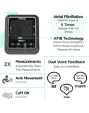 Dr Trust Atrial Fibrillation Automatic Dual Talking Digital BP Monitor Machine (Black)