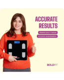 Boldfit Weight Machine for Home Digital Weighing Machine for Human Body with LCD Display