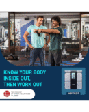 Omron New Karada Scan HBF 702T Digital Body Composition Monitor, Silver