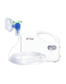 Dr Trust USA Compressor Nebulizer Machine Complete Kit for Adults and Kids with Mask (White)