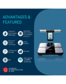 Omron New Karada Scan HBF 702T Digital Body Composition Monitor, Silver