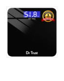 Dr Trust (USA) Electronic Zen Rechargeable Digital Personal Weighing Scale for Human Body with Temperature Display