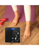 ANT Flora Bud Digital Weighing Scale, Highly Accurate Digital Bathroom Body Scale, Precisely Measures Weight up to 180Kg LCD
