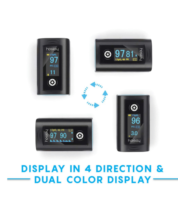 Hesley Pulse Oximeter Fingertip, Oxygen Saturation Monito - Image 4