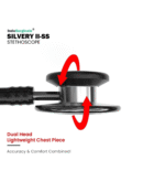 IndoSurgicals Silvery II-SS Stethoscope