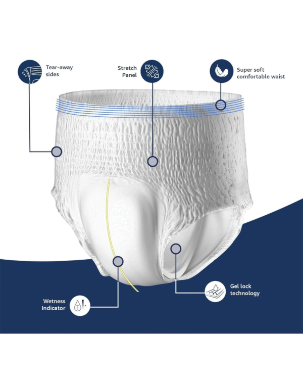 Solimo Adult Diapers Pant Style | Medium Size - Image 4