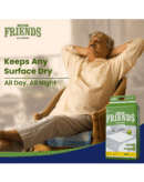 Friends Classic Disposable Underpads,Soft & Super Absorbency - 60x90 cm