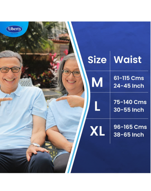 Liberty Eco Adult Diaper Pants, Medium (M) Size, 20 Count, Waist Size (61-115cm | 24-45 inches) - Image 4