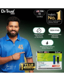 Dr Trust USA Gold Standard Blood Glucose Test Strips Plus Lancets - 50 Strips (Black)