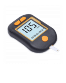Control D Advanced Digital Diabetes Glucose Blood Sugar Testing Monitor with 5 Strips Glucometer (Black, Green)