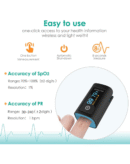 Hesley Pulse Oximeter Fingertip, Oxygen Saturation Monito