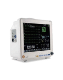 Dr Diaz 5 para Patient Monitor 12.1 Inch| ECG, SpO2, NIBP, Respiration, Temperature | Real-Time Alarms