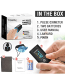 Hesley Pulse Oximeter Fingertip, Oxygen Saturation Monito