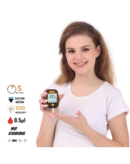 Control D Advanced Digital Diabetes Glucose Blood Sugar Testing Monitor with 5 Strips Glucometer (Black, Green)