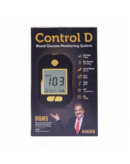 Control D Advanced Digital Diabetes Glucose Blood Sugar Testing Monitor with 5 Strips Glucometer (Black, Green)