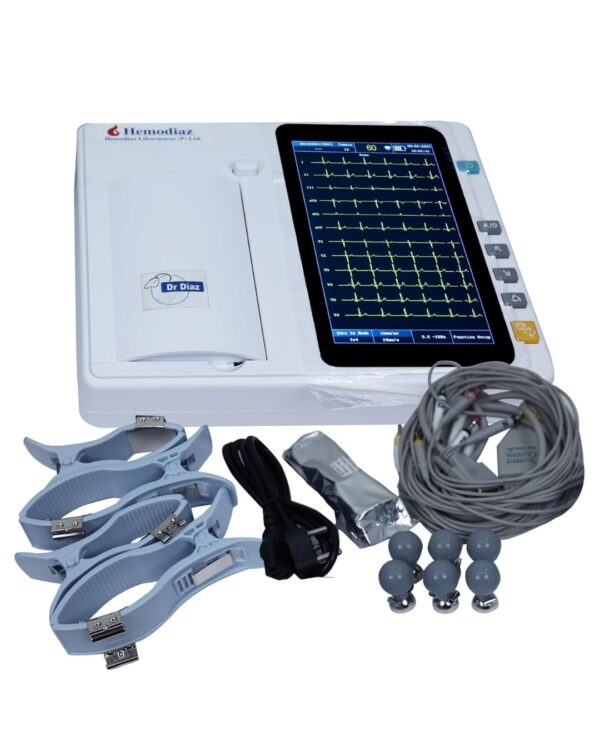 6 Channel 601 ECG Machine - Image 3