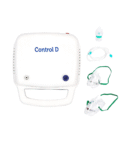 Control D Blue & White Compressor Complete Kit Nebulizer with Child and Adult Masks